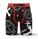 PSD 'Sinner' Boxers in Black w/Red