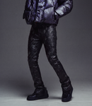 Guapi 'Relic' Waxed Stacked Premium Denim in Black