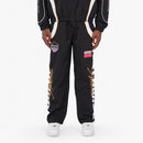Men's Copper Rivet 'World Wide' Windbreaker Pants in Black