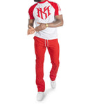 Makobi 'Adorni' Reglan T-Shirt (Red) M119 - FRESH N FITTED