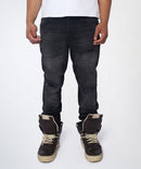 Reason 'Distressed' Denim in Washed Black