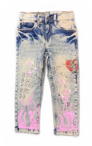 FWRD Kids 'Dreams' Slim Straight Denim in Lt.Tint
