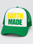 KML 'EARTH MADE' Trucker Hat (White/Green)
