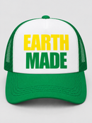 KML 'EARTH MADE' Trucker Hat (White/Green)