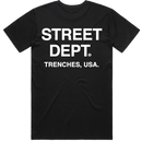 PG Apparel 'Street Dept' T-Shirt (Black) STDPT100 - FRESH N FITTED