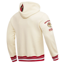 Pro Standard San Francisco 49ers Retro Classics hoodie in eggshell, featuring team logo and vintage sports design.