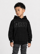 FWRD Kids 'Crystalized DLXE' Fleece Pullover Hoodie (Black) FW-10603K