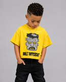 Focus Kids 'Face' Cropped T-Shirt (Yellow) 80710T/K
