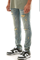 KDNK 'Splatter V2' Denim KND4530 (Blue) - FRESH N FITTED