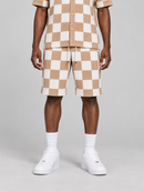 George V 'Knited' Shorts (Beige/White) GV2901