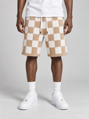 George V 'Knited' Shorts (Beige/White) GV2901