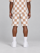 George V 'Knited' Shorts (Beige/White) GV2901