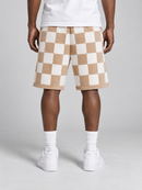 George V 'Knited' Shorts (Beige/White) GV2901