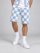 George V 'Knited' Shorts (Blue/White) GV2901