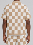George V 'Knited' Tee (Beige/White) GV-S2901