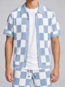 George V 'Knited' Tee (Blue/White) GV-S2901