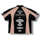 Crafted Nylon Track Suit Button Up (Black) CR577