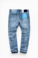 Smoke Rise Slim Lightning Effect Denim Maxell Blue JP24506 - FRESH N FITTED
