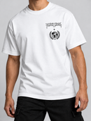 Men's Black Label 'World Wide Domination' T-Shirt In White