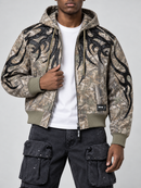 Men's First Row ‘Shadow Worship’ Tribal Canvas Jacket - Camo
