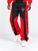 Men's Sacre Reign 'Reign' Nylon Pants In Blk/Red