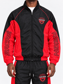Men's Sacre Reign 'Reign' Nylon Jacket In Blk/Red
