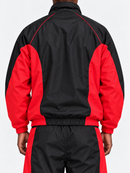 Men's Sacre Reign 'Reign' Nylon Jacket In Blk/Red