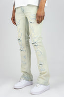 Rebel Denim 'Grimy' Stacked Flare Denim (Light Vintage) 651-662 - FRESH N FITTED