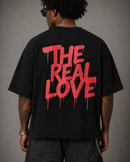 BKYS 'Love Holic' Cropped Rhinestone T-Shirt (Black) T1520 - FRESH N FITTED