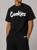 Cookies Original Mint T-shirt in black and white, featuring a graphic design on the front. Casual unisex tee for everyday wear.