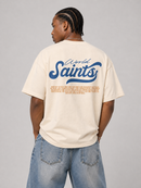 WRLDSNTS 'Only By God's Grace' T-Shirt (Cream) - FRESH N FITTED
