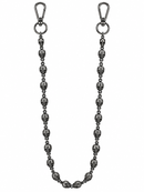 Jewelry Essentials 'Skulls' Pocket Chain (Smoke Grey)