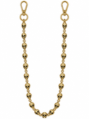 Jewelry Essentials 'Skulls' Pocket Chain (Gold)