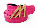 Mint Belt - Heritage M Buckle (Gold) - FRESH N FITTED