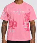 Highly Undrtd 'Divine Aura' T-Shirt in Pink