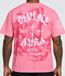 Highly Undrtd 'Divine Aura' T-Shirt in Pink