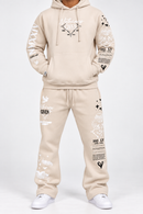 Highly Undrtd 'Given' Hoodie in Beige