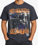 RYSE 'Hustler's Ambition' T-Shirt in Coal Black