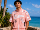 Crafted Nylon Track Suit Zip-up In Pink