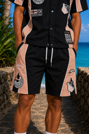 Crafted Nylon Shorts In Black