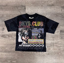BKYS KIDS 'Global King' Oversized Cropped T-Shirt in City Camo
