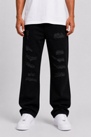 Evolution 'Relaxed Straight' Denim (Jet Black) EV-330486