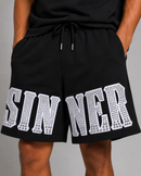 FWRD 'Skeleton Sinner' French Terry Shorts (Black) FW-55154