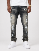 Makobi Prego Slim fit Jeans (Blk Wash) M1900