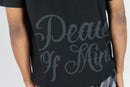 Rebel Minds 'Peace Of Mind' Oversized T-Shirt (Black) 151-142 - FRESH N FITTED
