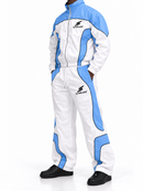 Men's Syndicate 'Nylon 3' Zip-Up Track Jacket in Blue