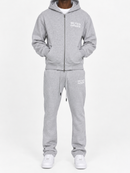 Men's SYIP 'See You in Paradise' Heavyweight Zip Up Hoodie in Heather Grey