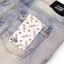 Copper Rivet 'Side Distress' Stacked Denim (LSB) 433077 - FRESH N FITTED