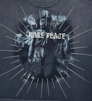 Rare Peace 'CRY' Oversized Cropped T-shirt (DK. Grey) RT5031 - FRESH N FITTED