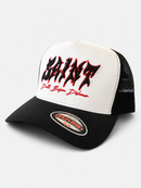 MUKA 'Saint DBD' Trucker Hat (White/Black)